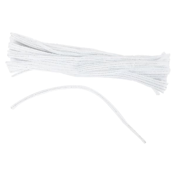 200 stk 30 cm Kreative Piperensere, Hvite