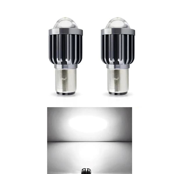 Motorcycle Scooter BA20D LED Taillight Brake Light High Brightness Energy Saving White