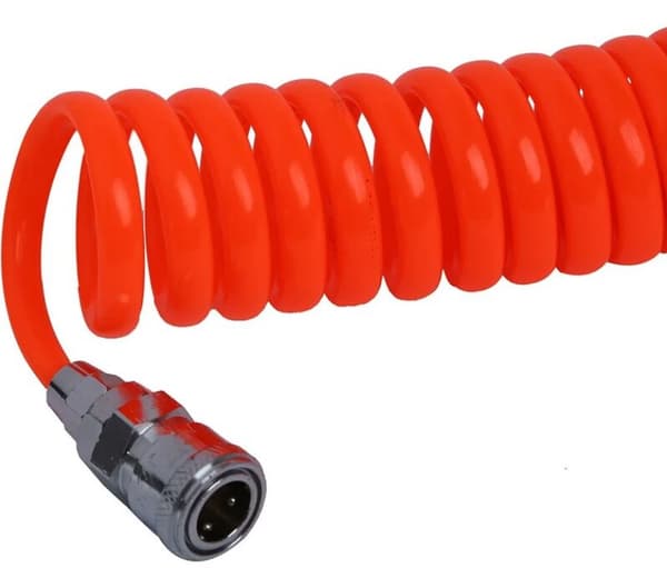 6M 19.7ft 8mm x 5mm PU fleksibel luftslange til pneumatisk spiral