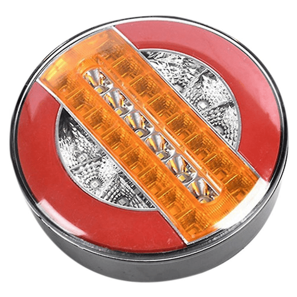 4-tommer dynamisk baglygte til trailer 24v LED lastbilbremselys LED R