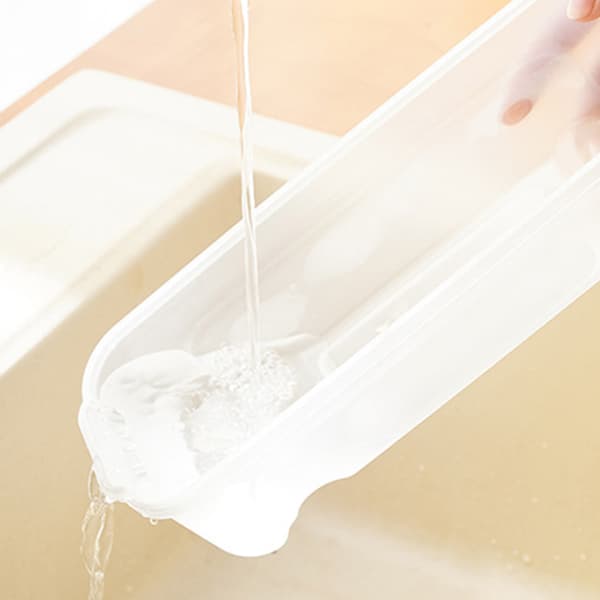 Microwave Pasta Cooker with Drain Hole Multifunctional Kitchen Pasta Storage Box Transparent Transparent