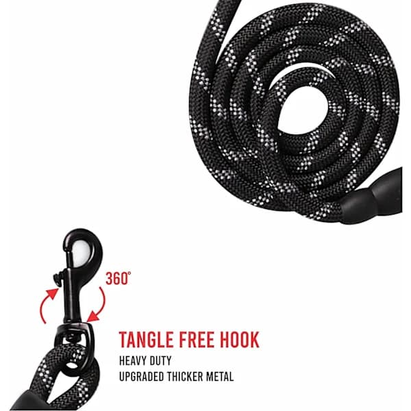 [PL] 1.5m Dog Leash with Comfortable Padded Handle, Strong Dog Leashes, 1.5m x 0.8cm