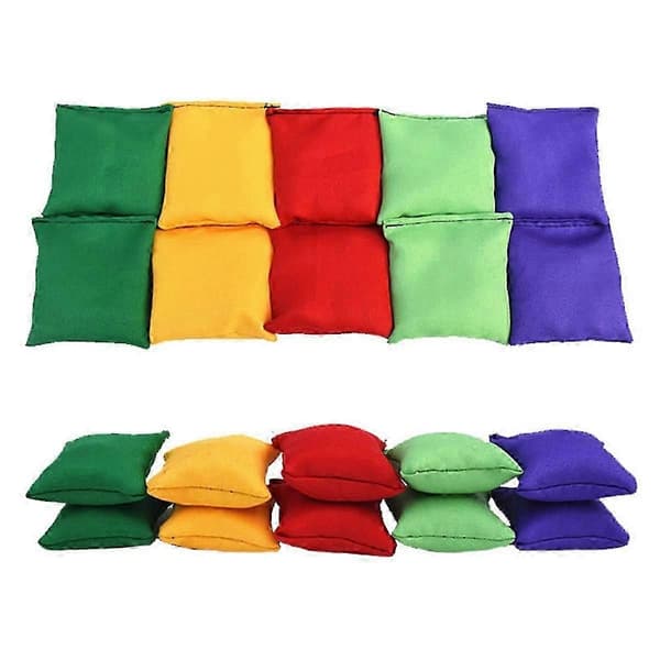 Outdoor Throwing Game Set with Square Double Layer Leak-Proof Sandbags