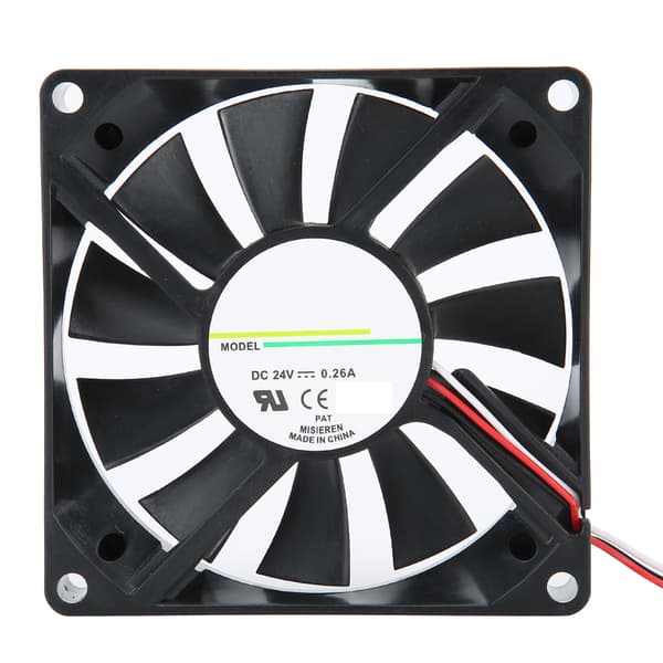 8 cm 24V 0,26A Køleblæser 4800RPM Køler Køleplade til Mainframe Box Syd- og Nordbro