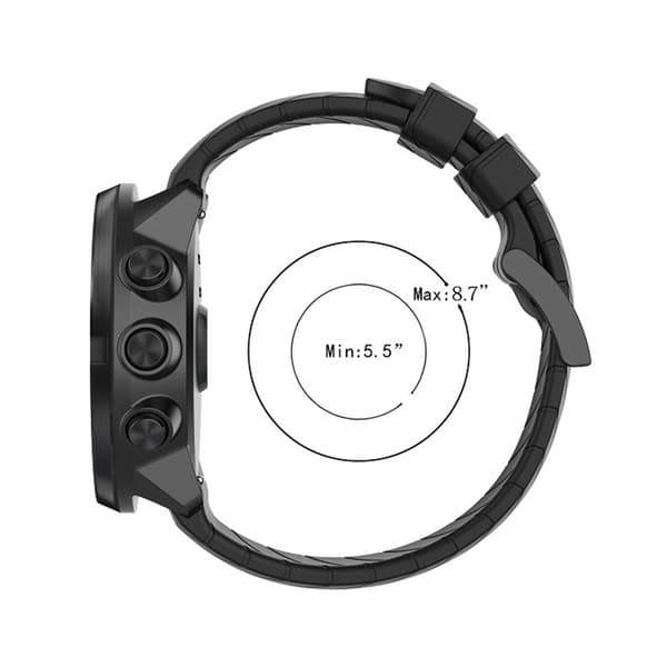 Suunto 7/9/9 baro/D5 ranneke, valkoinen