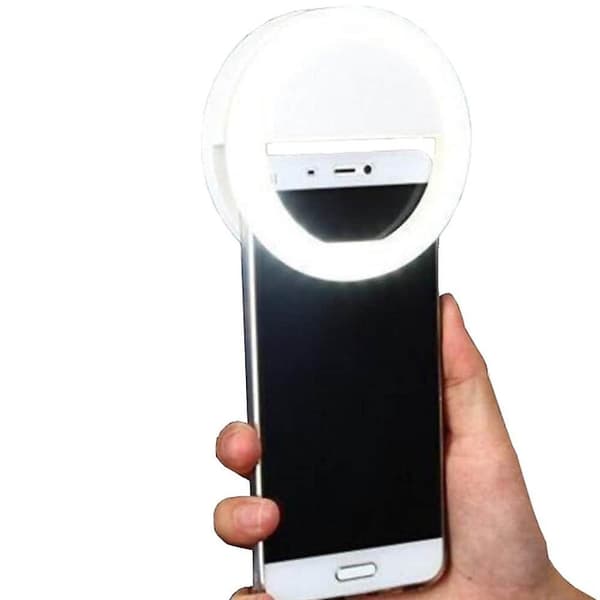 Selfie Ring Light LED Smart Lampe 3 Moduser Dimbar USB