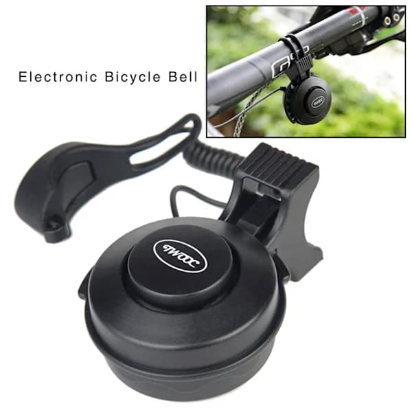 Elektrisk cykelringklocka, cykelhorn USB-laddningsbar