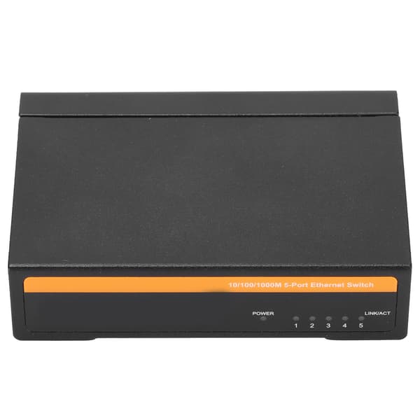 Ethernet Switch TBCS5005E 1000M 5 Port Self-Adjusting Splitter Desktop Computer Accessories 100-240V (AU Plug)