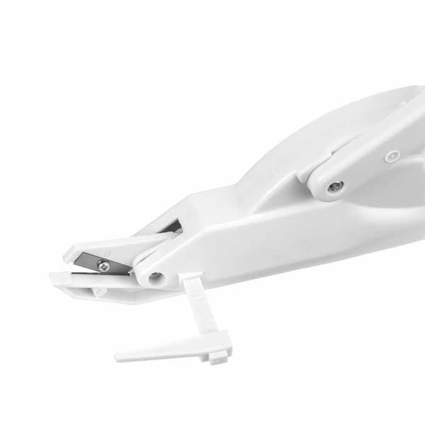 Battery-powered electric scissors, versatile for tailoring, sewing, paper, leather, fabric cutting, ergonomic design with maximum cutting width