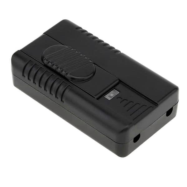 Fotpedal dimmerbryter. Fullstendig inline-skyvebryter. Kompatibel med gulvlamper, LED-lys og glødelamper.