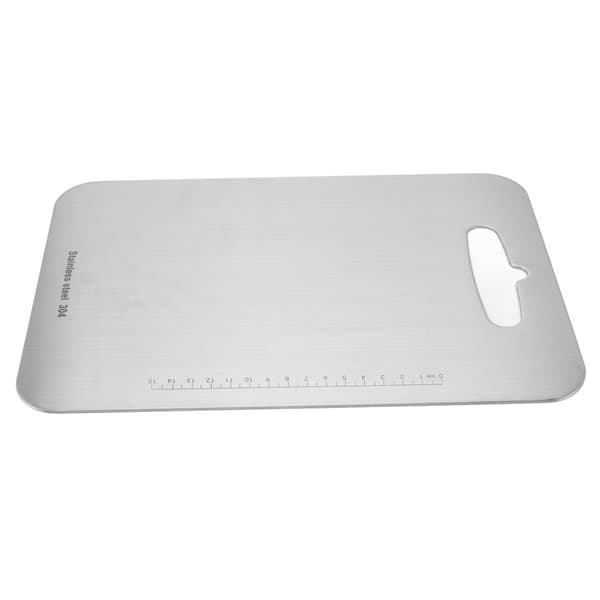 Double-Sided Cutting Board 304 Stainless Steel Easy Cleaning for Cooking Kitchen S