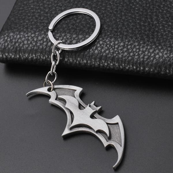 Gunmetal Batman avaimenperä riipus lahja Dark Knight avaimenperä -FA-