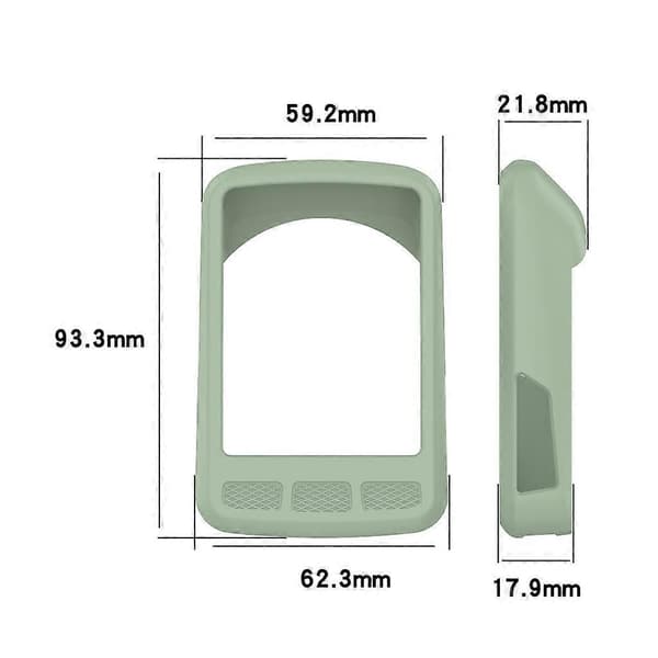 Blødt skridsikkert cykelcover til Wahoo-Elemnt ROAM, anti-drop GPS-beskyttelse_tfrf