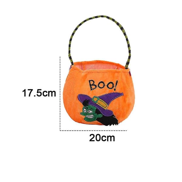 Halloween Trick Or Treat-tasker, mulepose gavekurv til Halloween-festfavoritter - stil 3