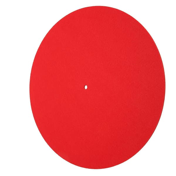 Vinyl Turntable Mat Felt Soft Non-Slip Antistatic Reduces Vibrations Turntable Pad