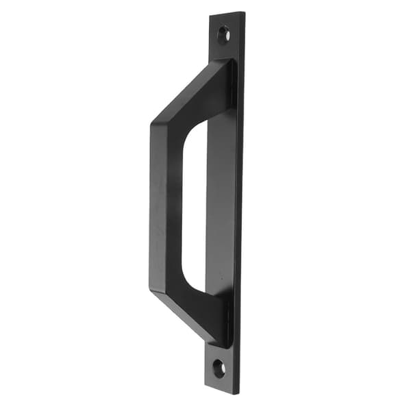 Sliding Door Handle Metal Galvanized Cabinet Barn Door Pull Handle with Mounting Screws Black [DB]