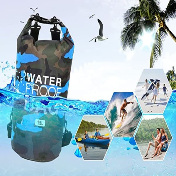 Waterproof pack sack dry backpack beach bag dry bag 15L KLB