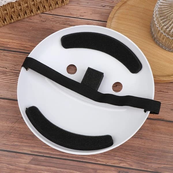 Cosplay Halloween Mask Drömmar Masker Tecknad Anime Vit Smile one size