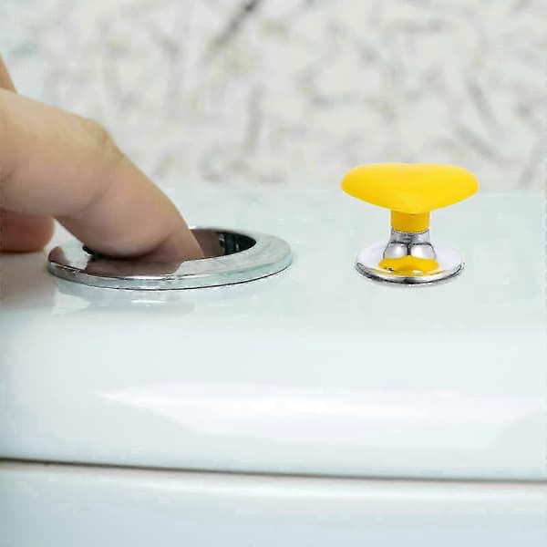 Toiletknap Trykker Hjerteformet til Toiletskylning 10-pak