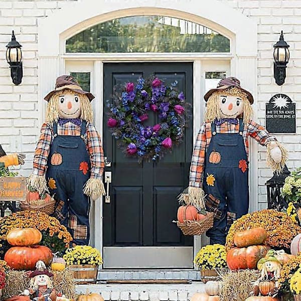 Spring Summer Wreath Artificial Front Door Garland Creative Outdoor Decor A