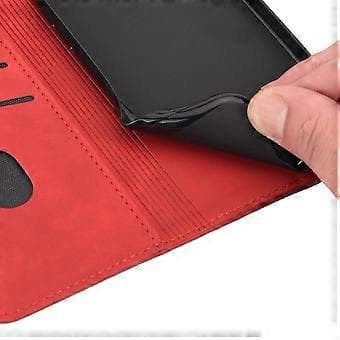 Mobildeksel til Samsung Galaxy A55 5G i PU-skinn, støtsikkert, lommebokdesign (stil C)