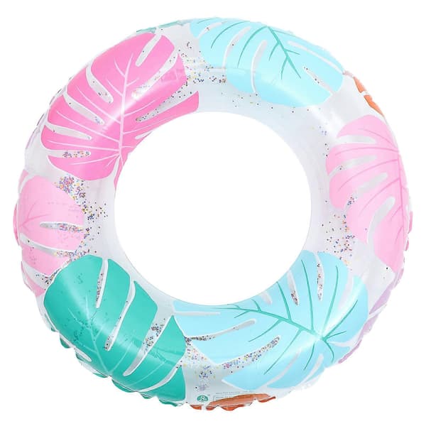 Pool Float Badring Uppblåsbar Pool Float Badring Vuxen Poolring Simring Float