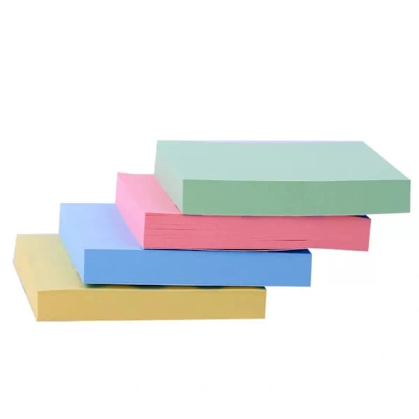 100-pack Självhäftande Memolappar - Flerfärgade Memoblock
