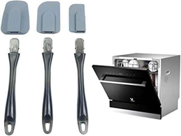 Basics - Deigskrape, silikon, 3-pakning