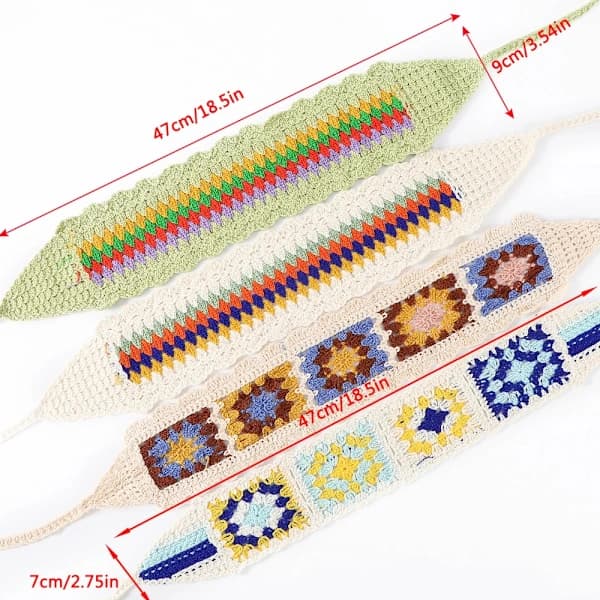 Hårband Virkad turban BEIGE beige