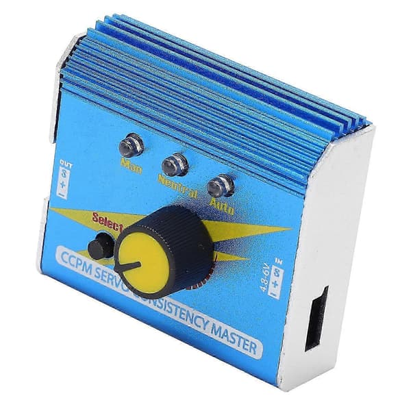Multifunktionel CCPM Servo Consistency Tester Master Styretøjskontrol med aluminiumslegeringsskal 0.5 5 0.5 5