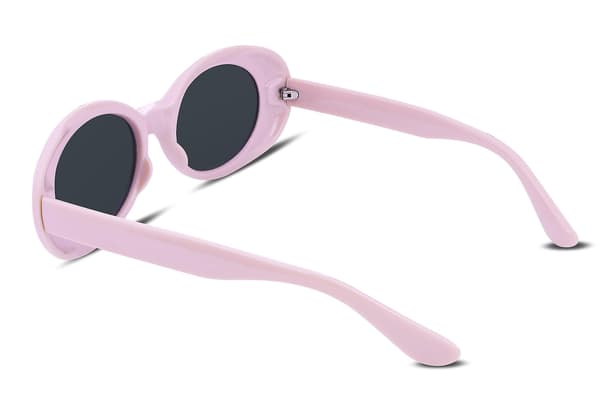 Vintage Ovala Solglasögon Unisex (Rosa)