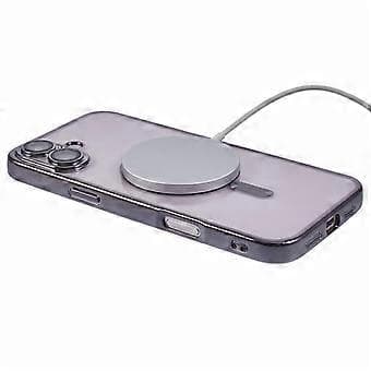 X-LEVEL Compatible Case for iPhone 16, Compatible with MagSafe TPU Clear Phone Case with Lens Protector (Grey)