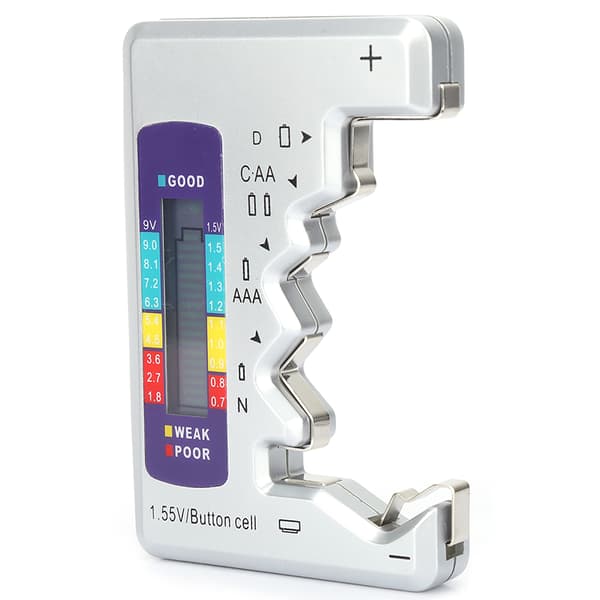 Digital Battery Tester Battery Capacity Detector Checking Tool 90 x 60mm