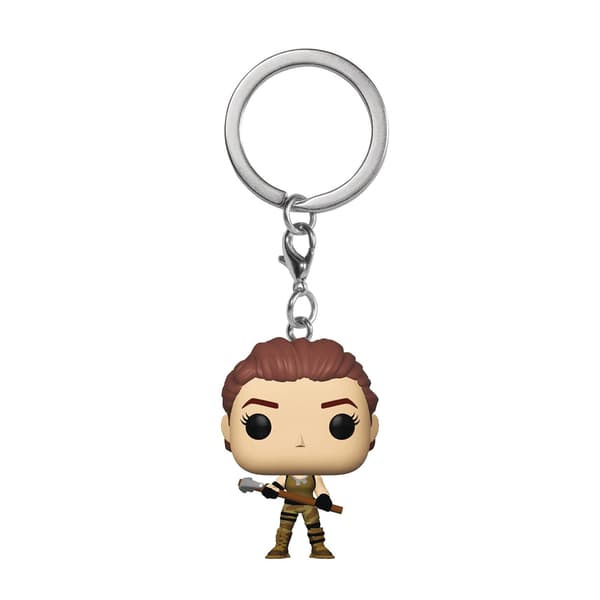 Fargerik Fortnite-figur: 4 cm nøkkelring, flerfarget Multifärg multicolor