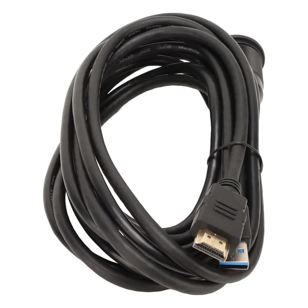Flush Mount Extension Cable Dual Ports USB3.0 High Definition Multimedia Interface Cable