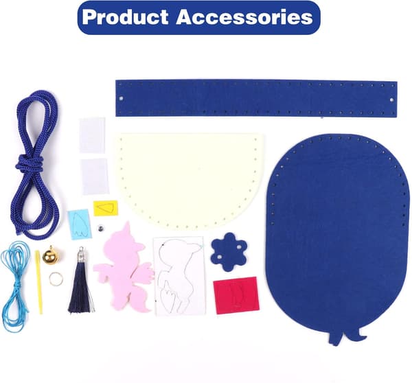 Sysett for barn (Navy Unicorn), DIY-sett for små jenter, Ikke