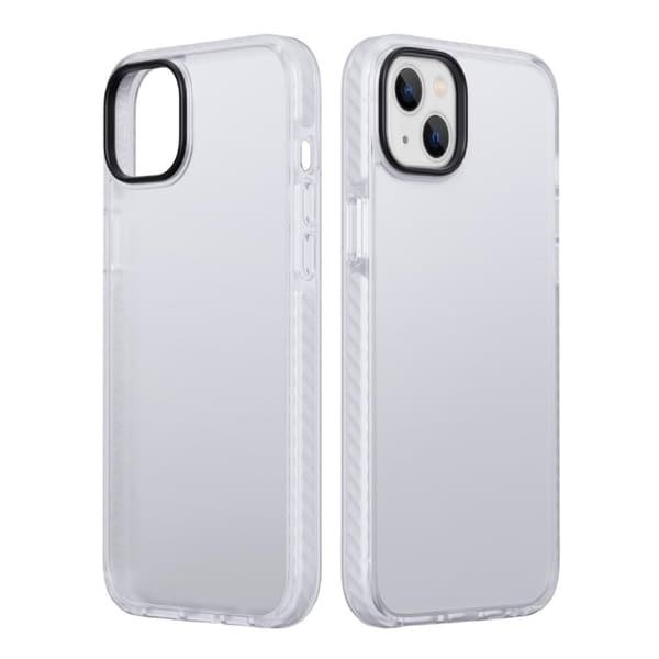 iPhone 14 Plus Stødsikkert TPU Mobilcover - Hvid Vit hvid Vit white