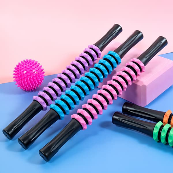 Muscle Roller Stick Body Massage Sticks Tool Muscle Roller Massager with Non-slip Handle