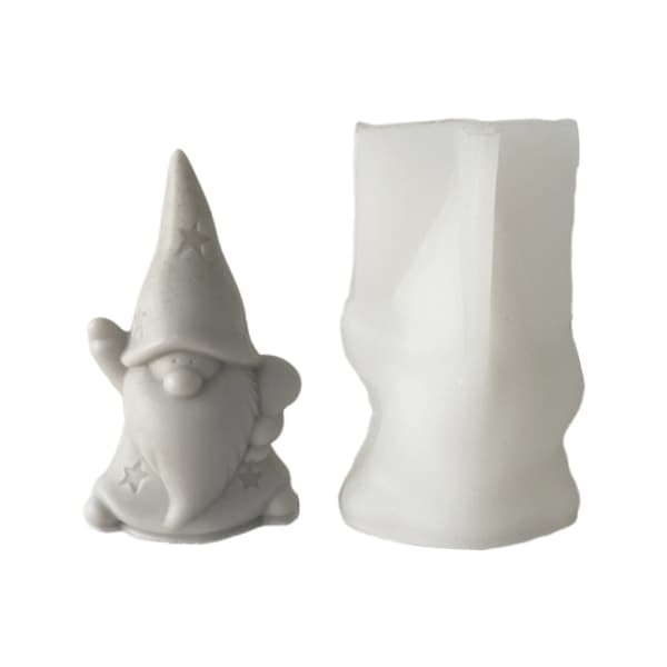Mode Jultomte Ljus Form Ljusdesign Jul Halloween Dekor Hemprydnad DIY Craft Tool