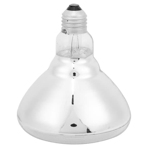 Heating Lamp for Breeding Adjustable Temperature Infrared Insulation Lamp for Breeding 220V‑240VAR38 White Glass