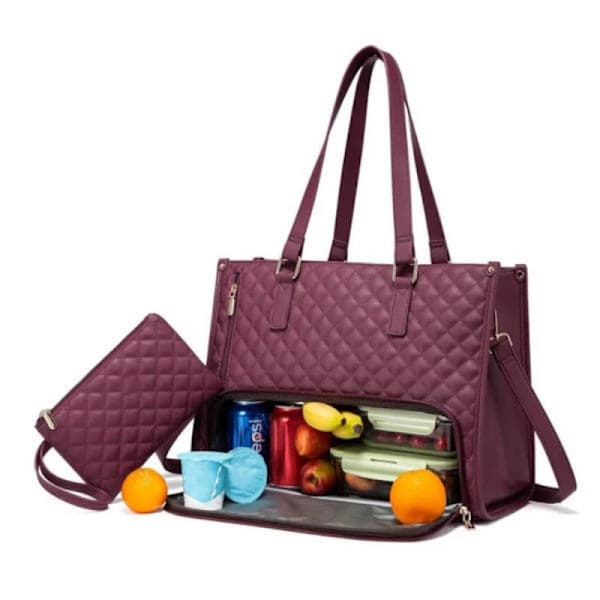 Isolert matboks for kvinner, Crossbody-dataveske for kvinner 42*30*18cm