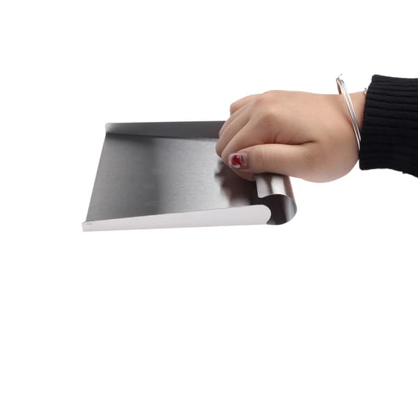 Vegetable Shovel, Versatile Kitchen Utensil, 15 cm, Dough Scraper, Stainless Steel Chef's Vegetable Taxi, Kitchen Spatula