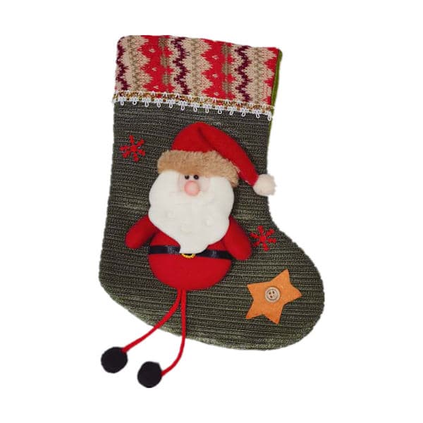 3 st julprodukter tomtestrumpor presentpåse jul [PL]