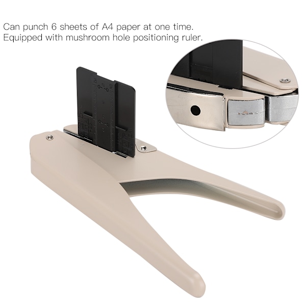 Mushroom Punch Machine for Notebooks Creative Mini DIY Loose-leaf Machine Manual Punching
