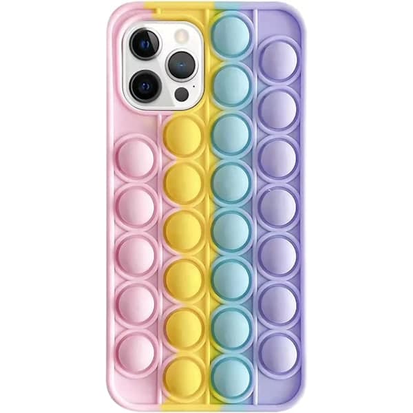 iPhone 14 Pro Pop It Fidget -kuori - Monivärinen