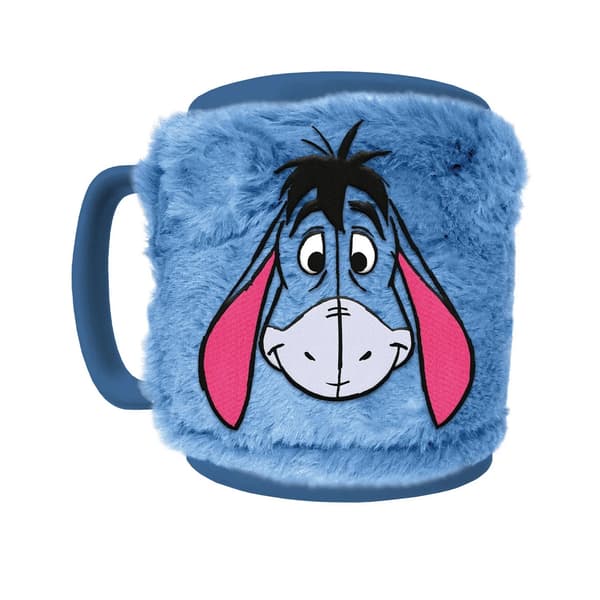 Nalle Puh Fluffig Ior Mugg Storlek Blå Blue One Size