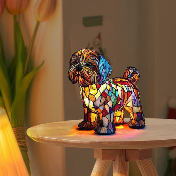 Miniature Hundeformet LED Skrivebordslampe PUW5157 (FMY) A A