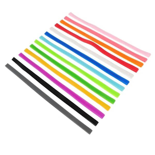 Badehåndklædebånd til afslapning ved poolen, silikone 13 stk. assorterede farver 30.00X1.00X0.50CM[CO]