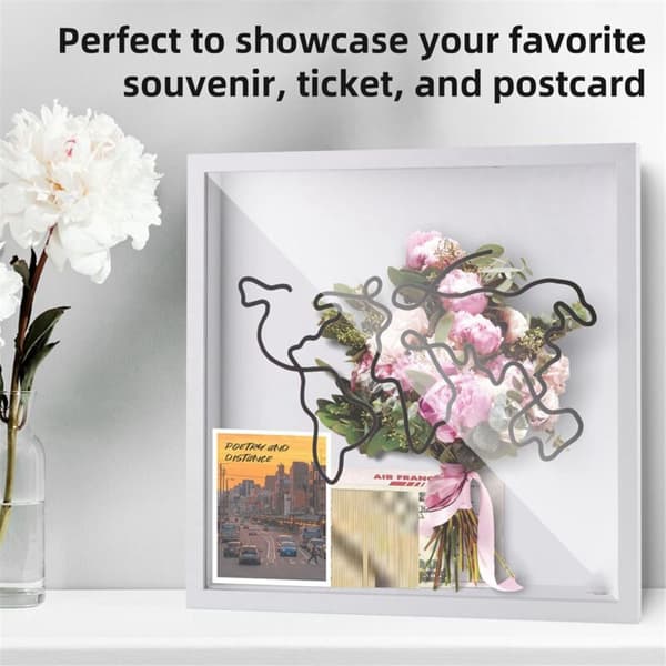 1 Adventure Box, Travel Shadow Box, Ticket Shadow Box with Slot, Memory Boxes for Souvenirs D