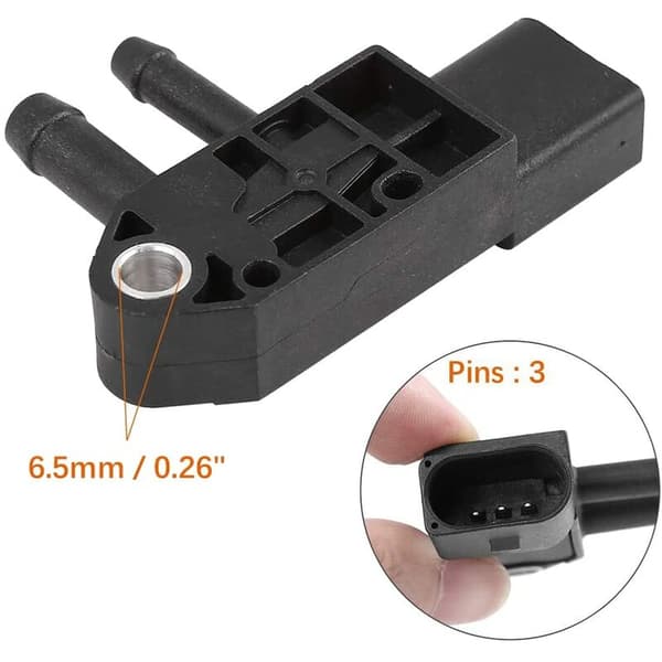 DPF 059906051C 076906051B 0281006082 0281006083 Trycksensor för -, Golf VI